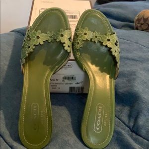 NIB Coach Clarissa Calf Leather Sandal